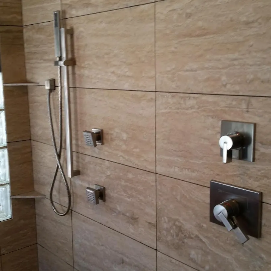 Shower fixture installation for Water Heater Replacement in DuPont
